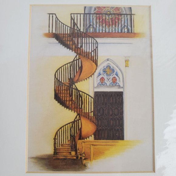 The Miraculous Staircase Print by Artist MMK Brokaw 10" x 8" - Picture 3 of 7